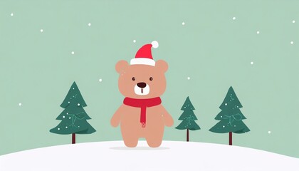 クリスマス　クマ