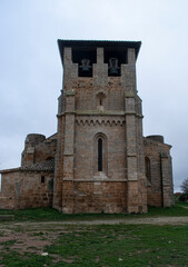 Iglesia gótica de Villamorón, situada en Burgos, España