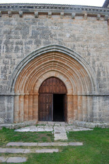 Fototapeta premium Iglesia gótica de Villamorón, situada en Burgos, España