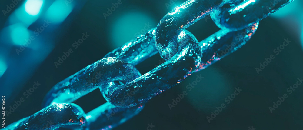 Aufkleber Rough blockchain texture serving as a backdrop with space for logo design