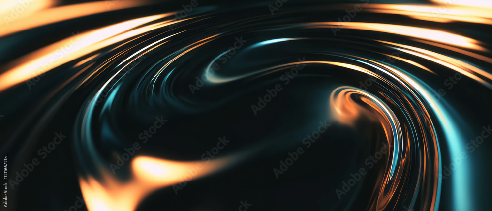 Poster Swirling onyx patterns create a dynamic focal point with vibrant tones and textures