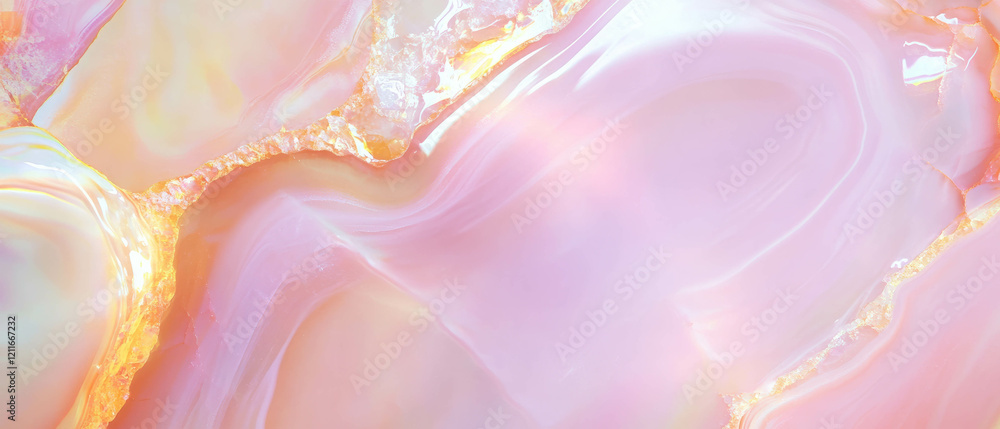Poster Swirling pink onyx abstract background featuring a dynamic design
