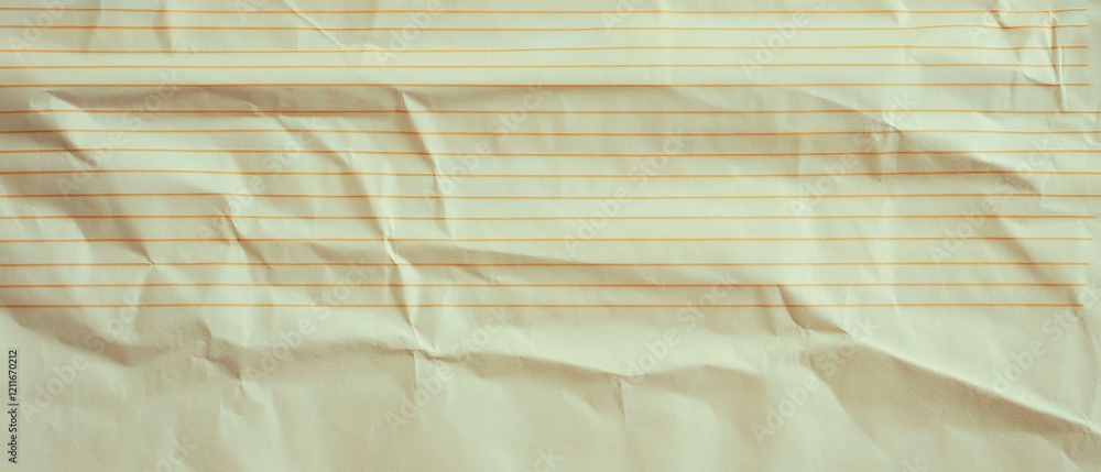 Aufkleber Lined paper background with watermark effect and elegant banner design for creative projects