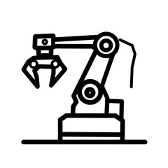 A robotic arm icon