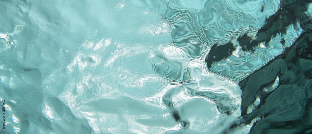 Poster Translucent textures of acid-etched glass create calming visual patterns in soft light