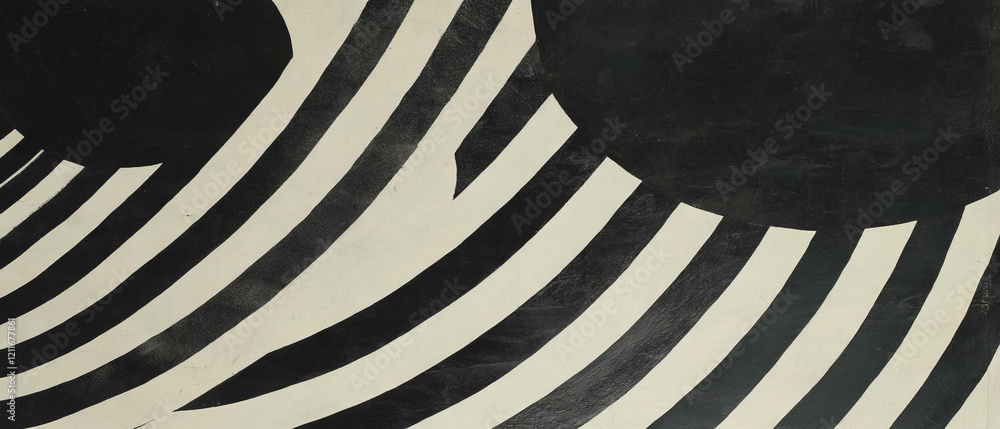 Aufkleber Exploration of ambiguous shapes and textured patterns inviting varied interpretations