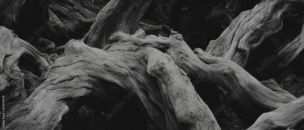 Poster experience the timeless beauty of ancient trees with their unique textures and rough bark