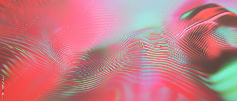 Poster Exploring the mesmerizing textures of artificial intelligence interfaces and abstract patterns