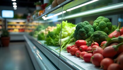 fresh vegetables on the market