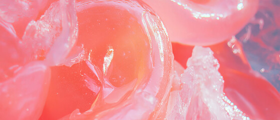 Exploring the delightful textures and flavors of bubblegum in vibrant hues