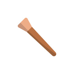 Makeup brush set icon with a stylish arrangement of brushes, ideal for branding, beauty product packaging, and digital aesthetics