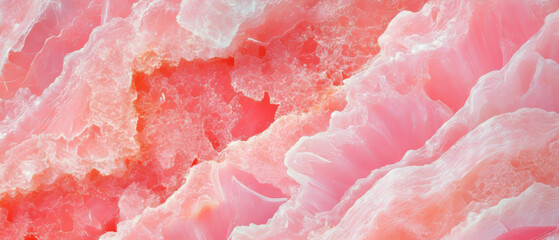 Swirling pink bubblegum texture with a marble effect showcasing varied shades