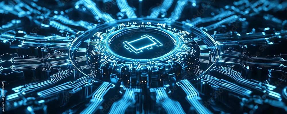 Poster a 3d rendering of a secure cloud storage symbol surrounded by virtual data streams