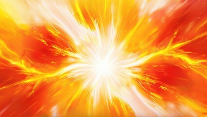 Obraz premium Bright energy explosion, cosmic event, abstract background