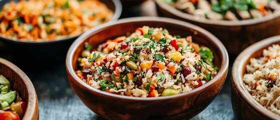 Fototapeta premium Family-friendly meal kit recipes, easy and delicious dishes designed to please everyone at the table
