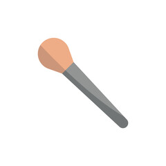 Makeup brush set icon with a stylish arrangement of brushes, ideal for branding, beauty product packaging, and digital aesthetics