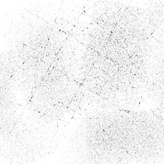 Vector black scratches texture on old damage dirty grainy and scratches Transparent background, Black and white grunge urban texture vector with copy space. 
