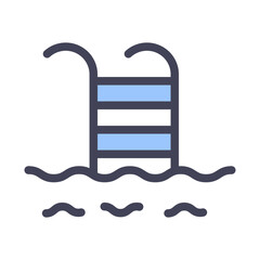 swimming pool filled style