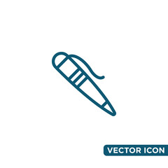 Minimalist Pen Icon Design Template 