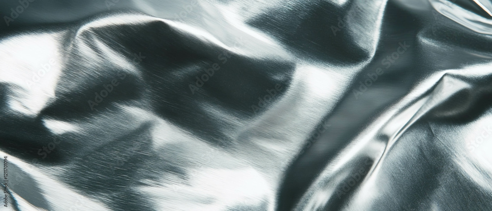 Aufkleber embossed aluminum with raised design showcasing textured surface variations and reflections