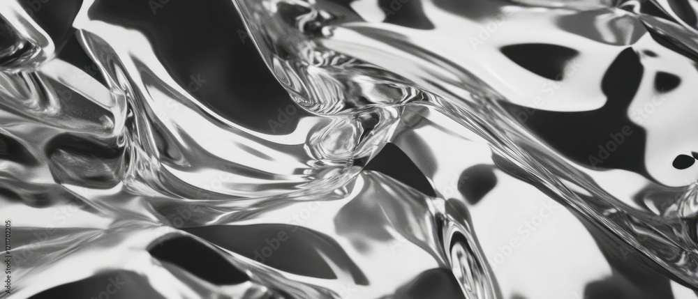 Aufkleber Exploring the Elegant Texture of Etched Aluminum with Intricate Patterns