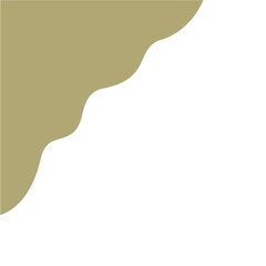 Abstract shape corner border