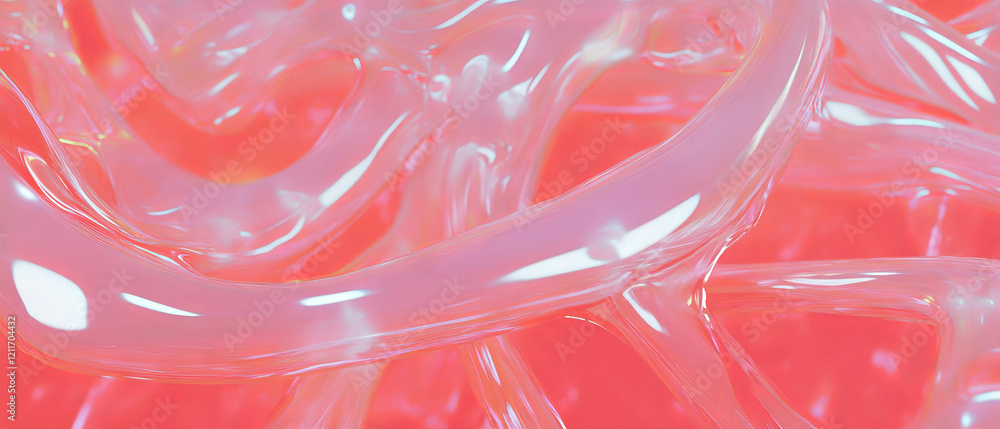 Aufkleber Intricate texture of flexible circuits showcasing translucent material and complex line patterns