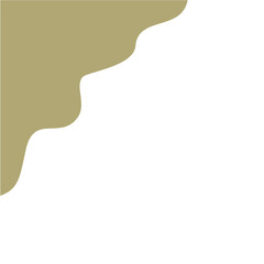 Abstract shape corner border