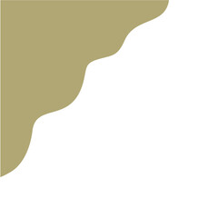 Abstract shape corner border