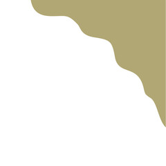 Abstract shape corner border
