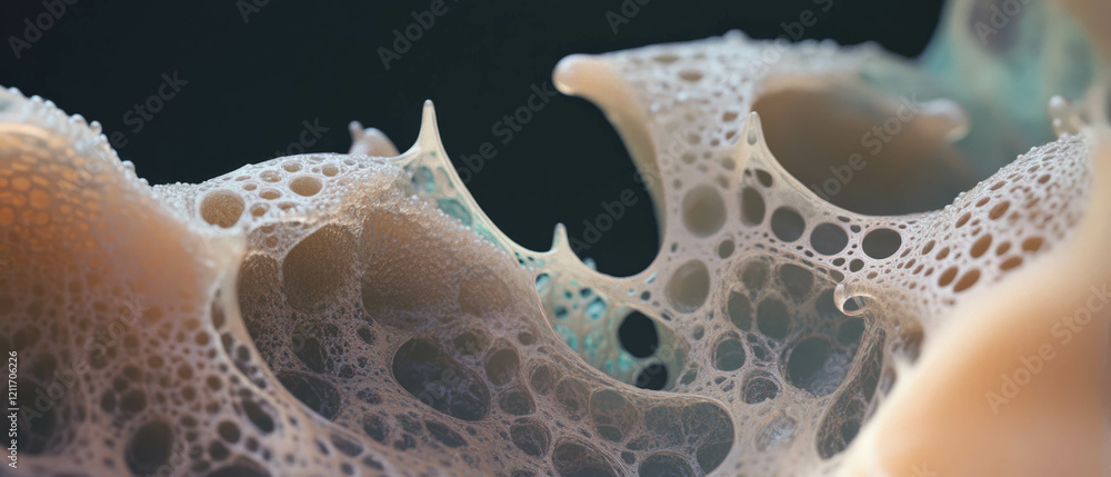 Leinwandbilder fractal patterns reveal intricate textures in self-similar shapes and organic forms