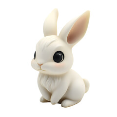 cute rabbit, cut out, transparency background, png