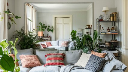 living room with a view