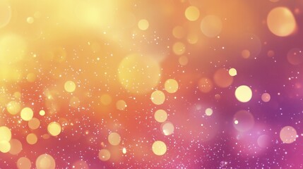 Obraz premium Colorful abstract bokeh background with bright yellow and purple lights