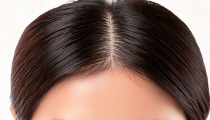 Obraz premium 女性の頭頂部