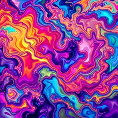 Obraz premium Abstract swirling pattern background with colorful waves