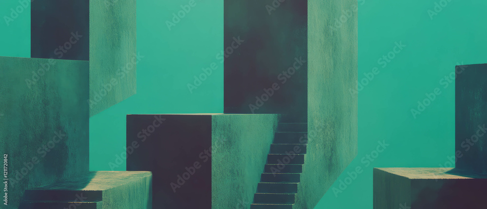 Poster Exploring the intriguing texture of impossible shapes and paradoxical structures