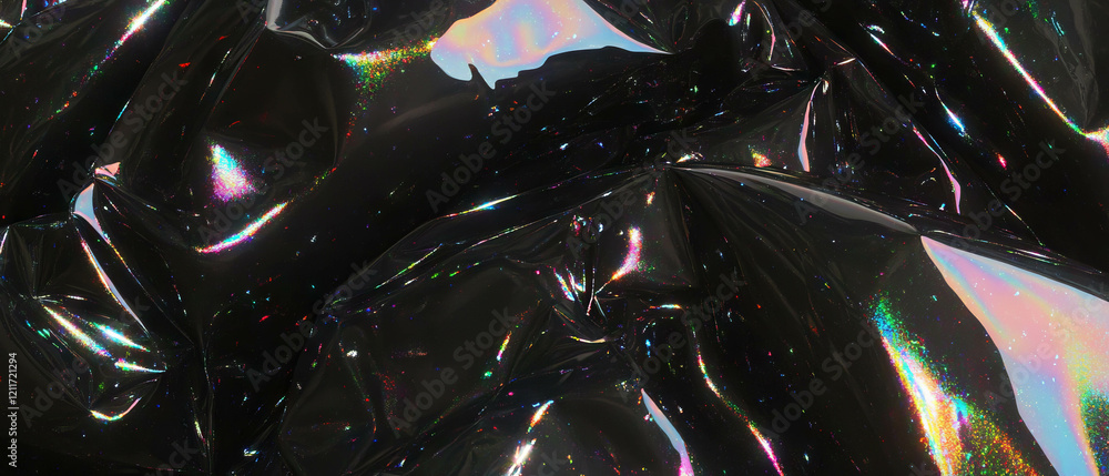 Poster innovative inflatable backpacks with smooth surfaces and abstract glitter textures