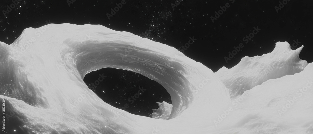 Aufkleber Exploring interdimensional portals and swirling vortexes in distorted realities