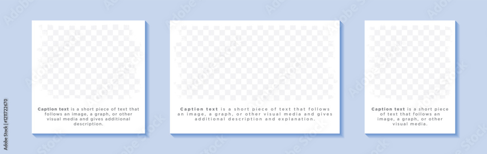 Poster realistic empty photo frame brush artistic borders collection vector graphic elements with empty spa