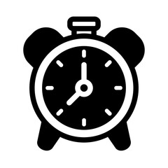 alarm clock Solid icon