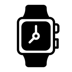 smartwatch clock Solid icon