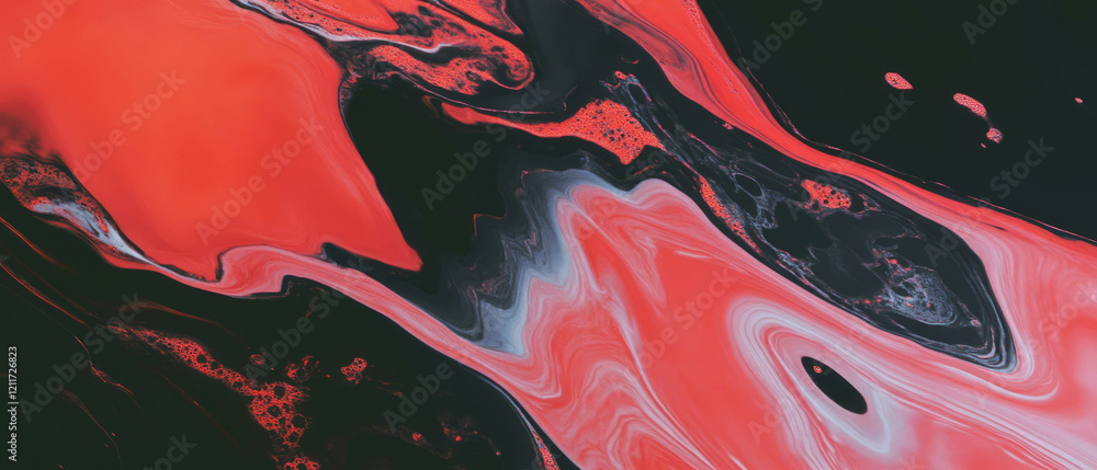 Poster stunning marble texture featuring smooth colors and striking veining patterns
