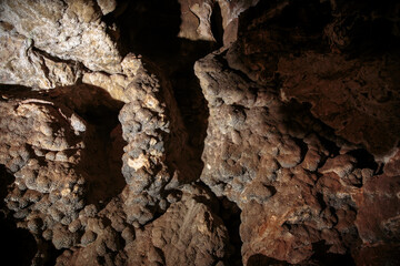 Formations of Calcite in Jewel Cave, Jewel Cave National Monument, South Dakota