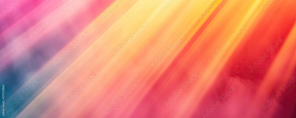 Poster rainbow holi concept. colorful abstract background with vibrant light streaks creating a dynamic vis