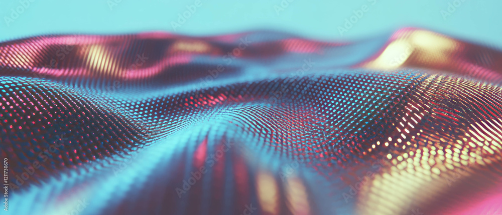 Aufkleber Exploring the unique texture and sheen of neutronium surfaces in a cosmic setting