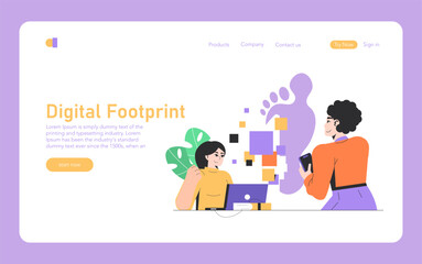 Safety Internet Day. Flat Vector Illustration