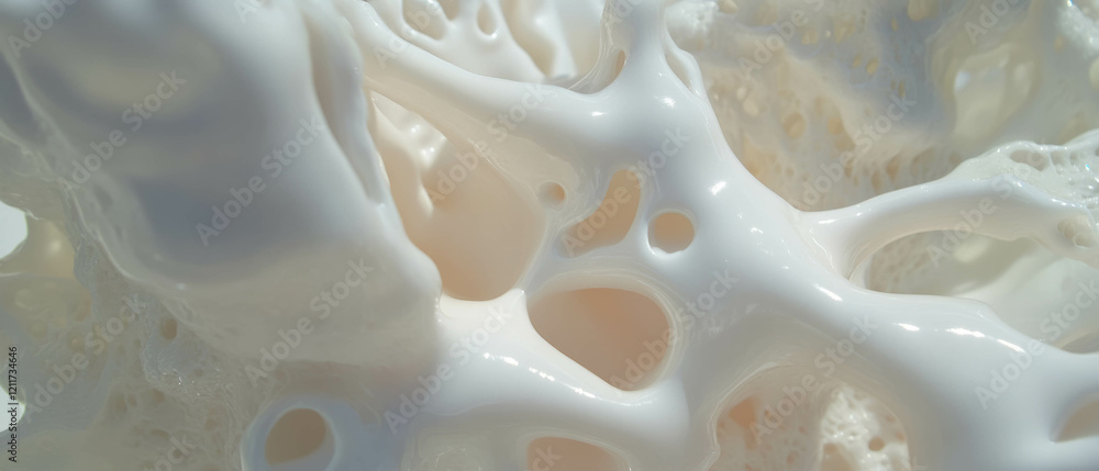 Poster captivating texture of porcelain showcasing fine structure in pure white hue