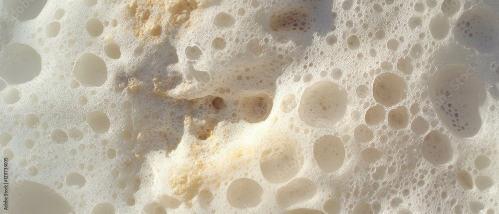 Poster porous texture of light gray pumice revealing unique characteristics and patterns