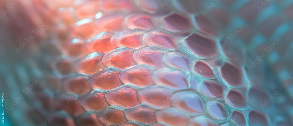 Aufkleber unique patterns and textures of reptile skin under close examination